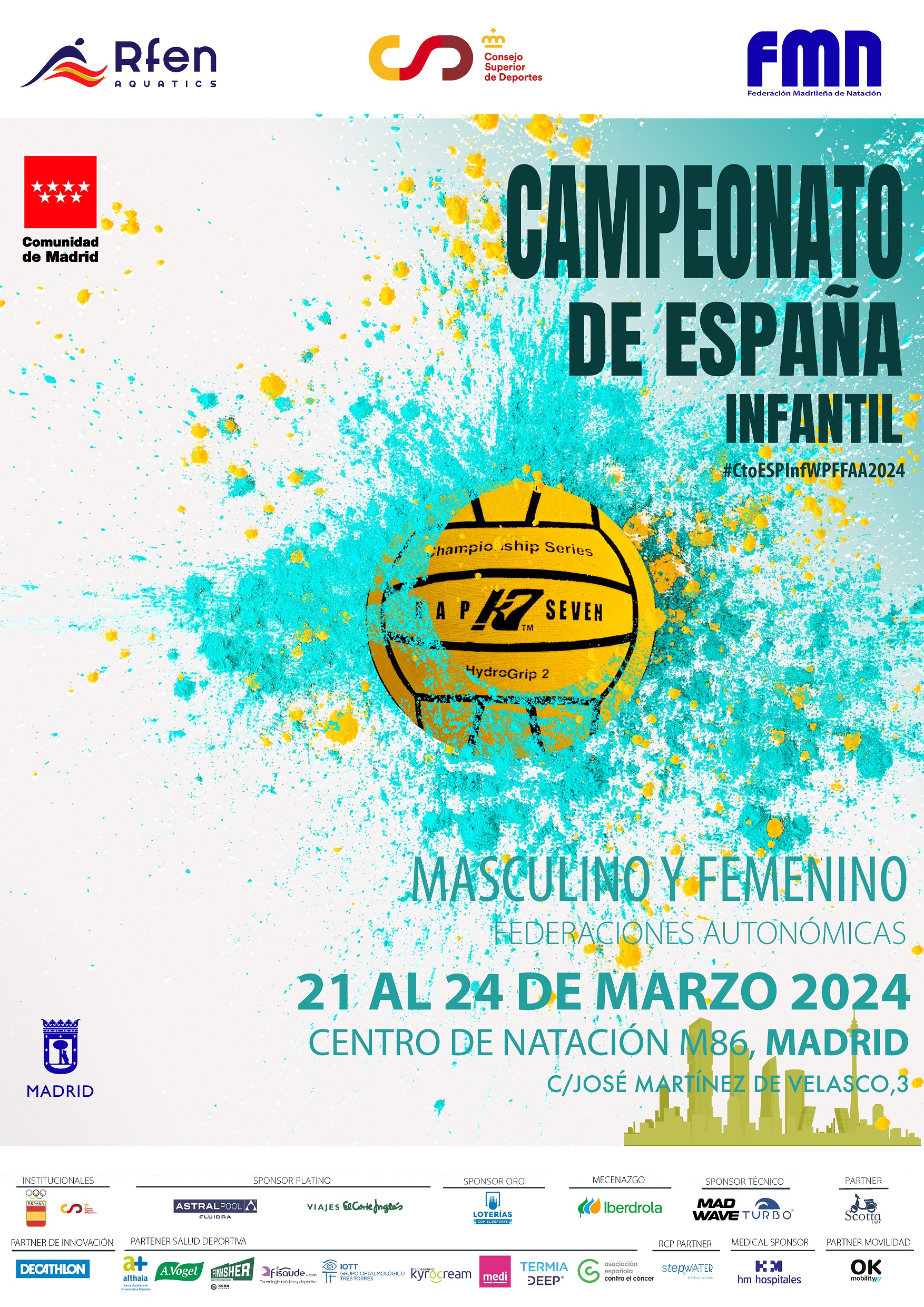 Campeonato de España infantil por FFTT waterpolo